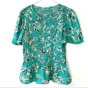 June & Hudson smocked top